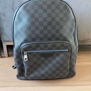 Louis Vuitton josh damier graphite backpack blue N42413
